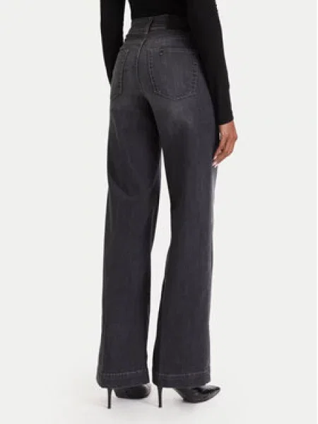 Liu Jo Džinsai Flare Fit juoda