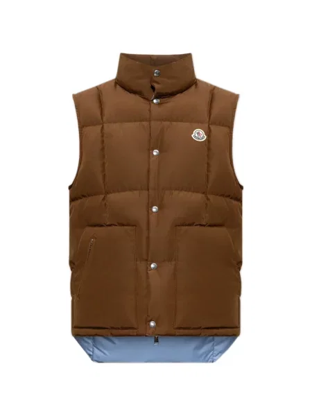 Matlasat vestă Moncler maro