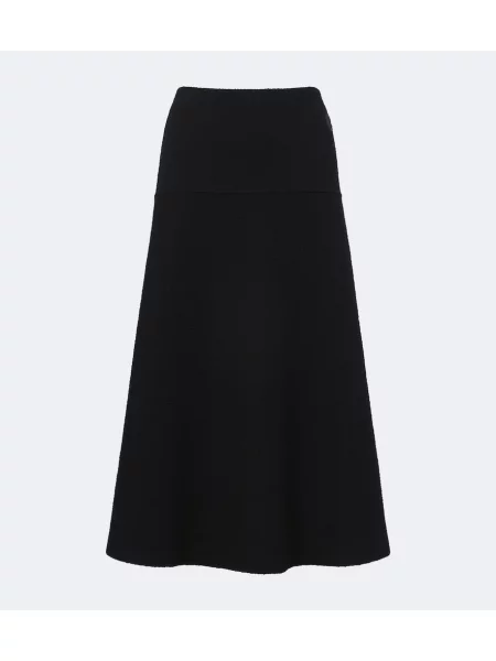 Fustă Moncler de lână negru
