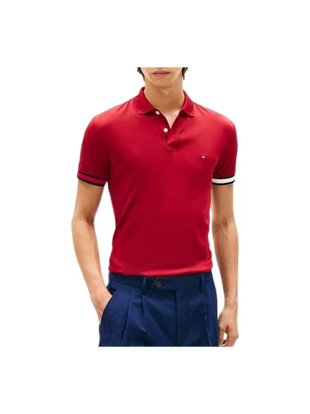 Tricou Tommy Hilfiger roșu