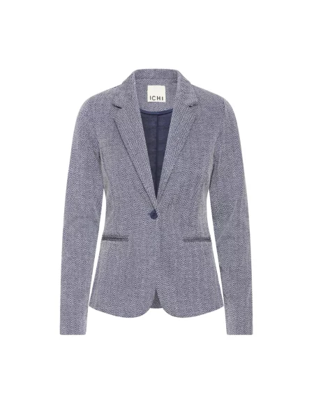 Kurtka Ichi w pepitkę czarna