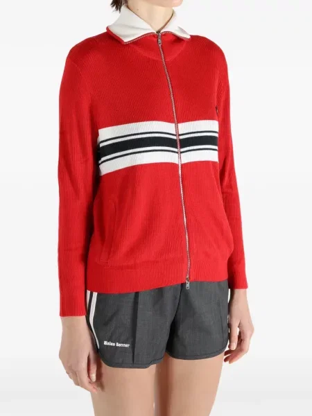Sneakerși Adidas Adizero cu dungi cu paiete roșu