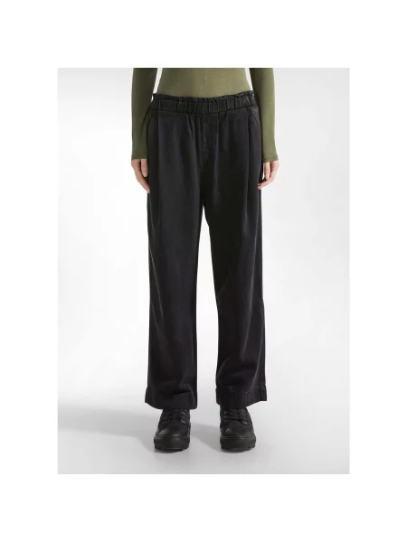 Pantaloni Deha din lyocell negru