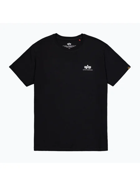 Tricou pentru bărbați Alpha Industries Basic Small Logo black negru