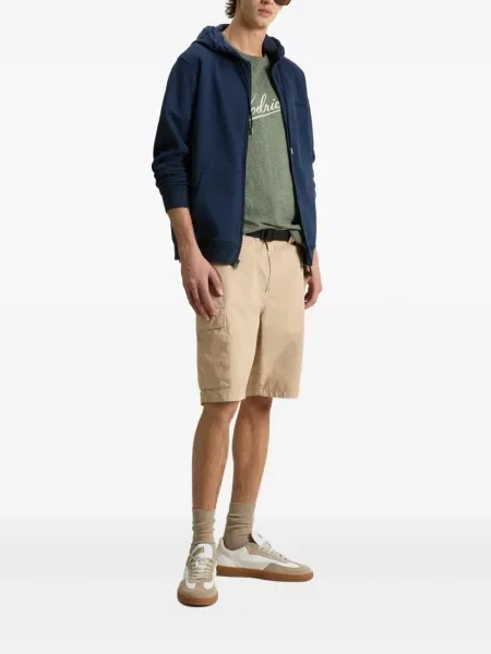 Hanorac cu glugă Woolrich albastru