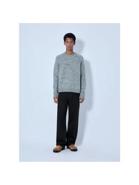 Sweter Dries Van Noten szary
