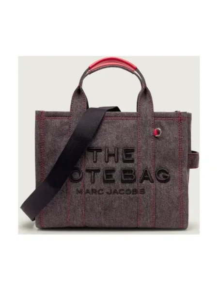 Marc Jacobs De blugi geantă shopper The Year Of The Horse Canvas Medium Tote Bag gri