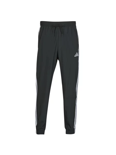 Pruhované kalhoty jogger Adidas černé
