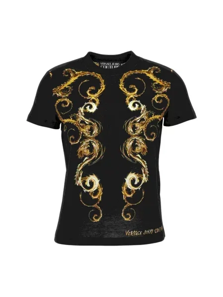 Koszulka Versace Jeans Couture czarna