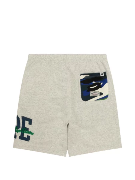 Siuvinėtos kamufležinės šortai Aape By *a Bathing Ape® pilka