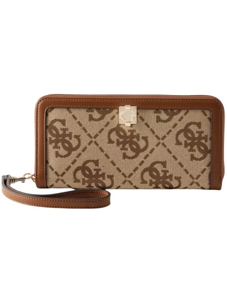Portofel Guess cu autograf bej