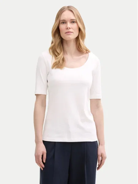 Tom Tailor Tricou alb