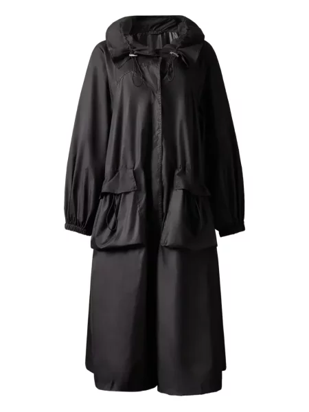 Płaszcz Perfect Moment z kapturem czarny