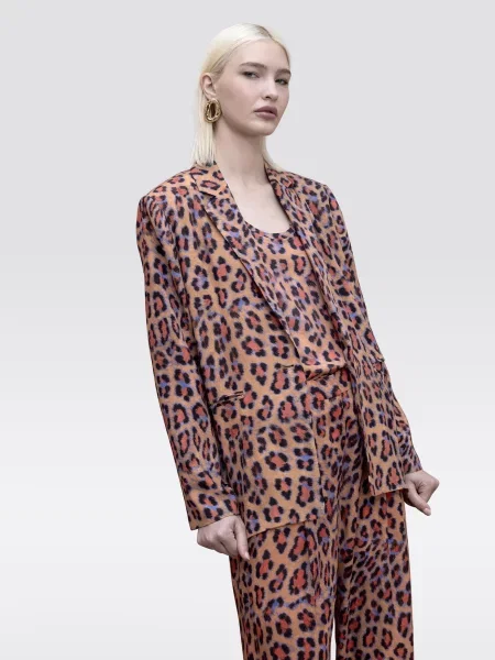 Lola Casademunt Sako smeđa / ljubičasta / sivkasto ljubičasta mauve crna