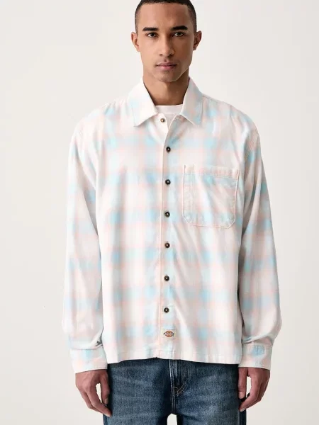 Dickies cămașă pentru bărbați cu albastru