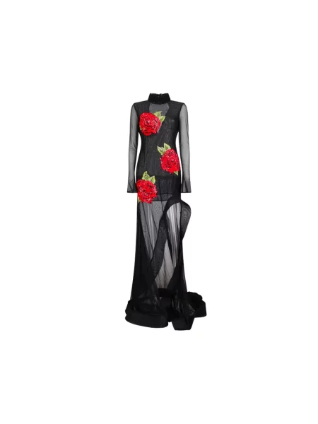 Sukienka Blumarine tiulowa czarna