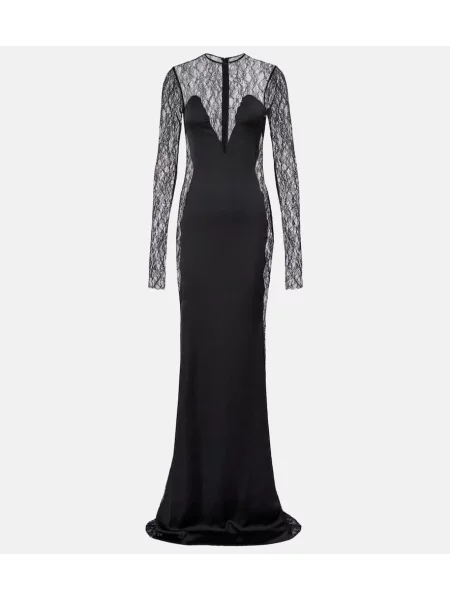 Rochie The New Arrivals Ilkyaz Ozel de mătase negru