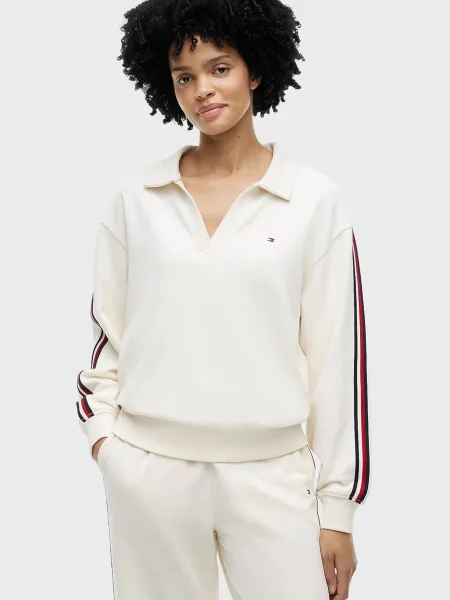 Поло Tommy Hilfiger біле