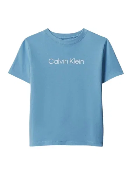 Tricou copii Calvin Klein Jeans albastru