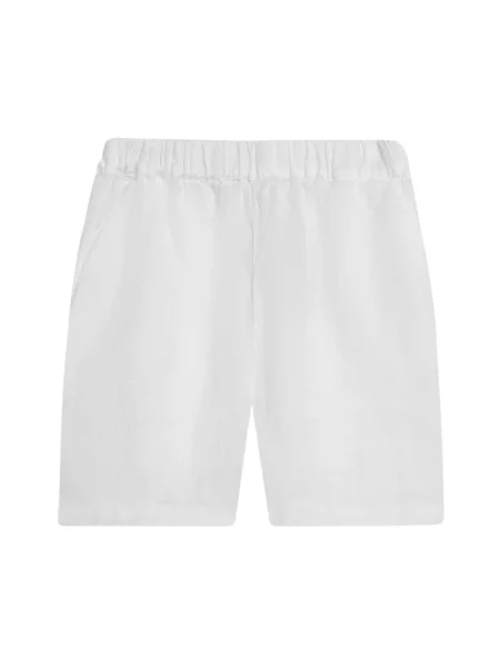 Lniane szorty Brooks Brothers białe