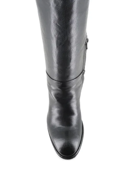 Botine Officine Creative din piele negru