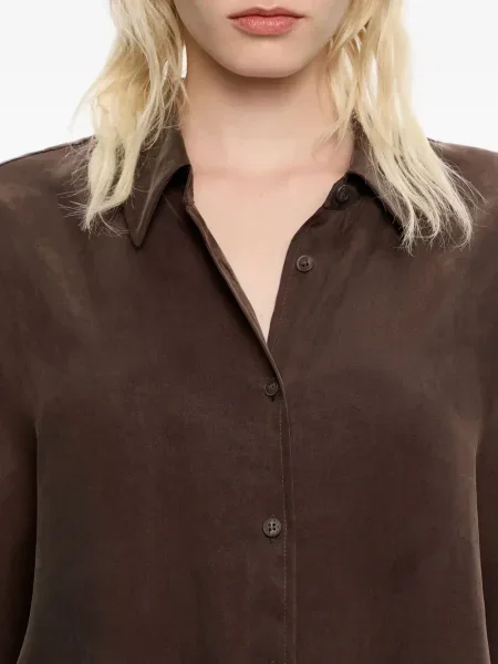 Cămașă Bimba Y Lola scurtă maro