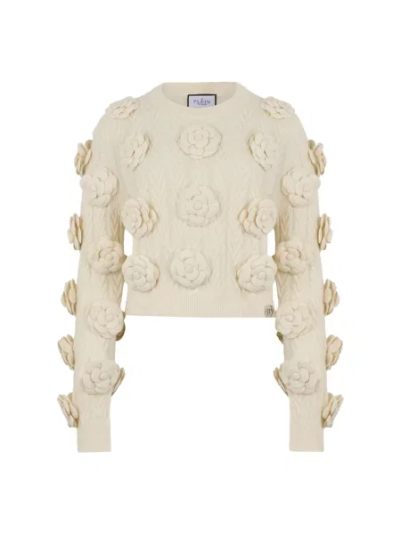 Sweter Philipp Plein beżowy
