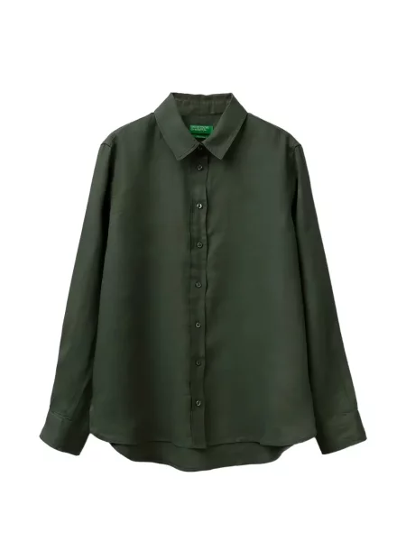 Lung cămașă Benetton verde