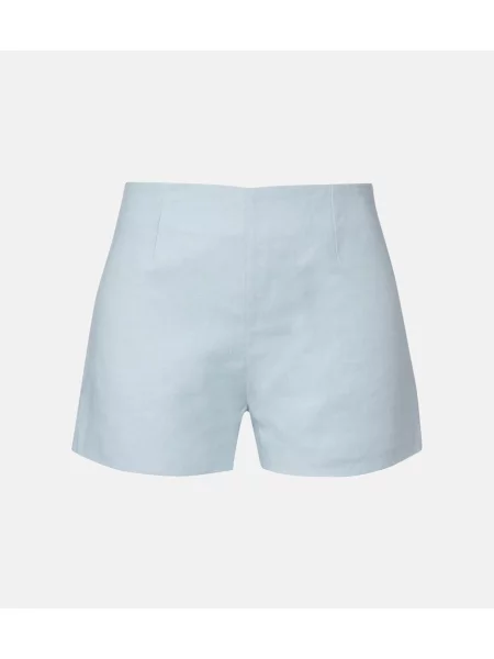 Pantaloni scurți de in Faithfull de in albastru