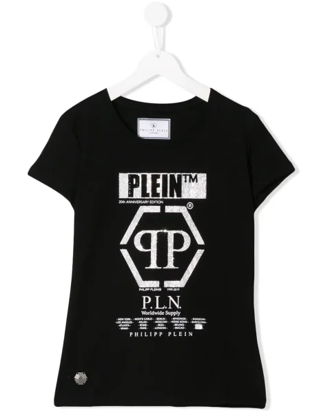 Koszulka dziecięca Philipp Plein czarna