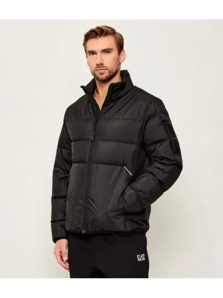 BOSS GREEN Geacă de puf OW_Urbanex Puffer negru