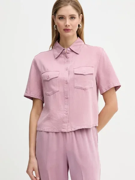 Silvian Heach cămașă AMARA roz
