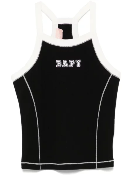 Top Bapy By *a Bathing Ape® cu broderie negru