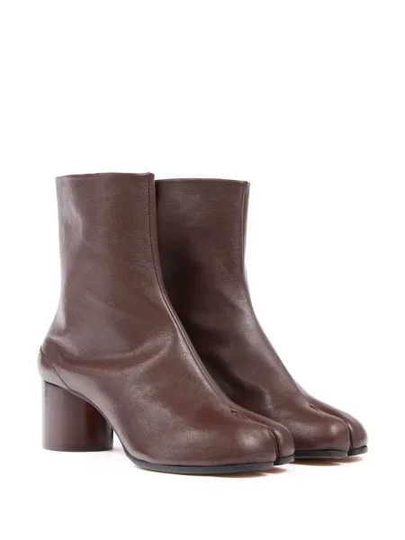 Cizme scurte Maison Margiela din piele maro