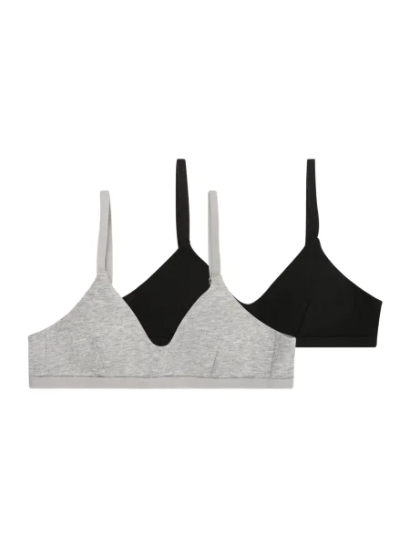 LMTD Sutien NLFNANTELLE gri amestecat negru