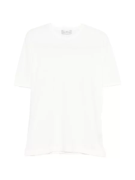 Tricou Della Ciana scurt alb