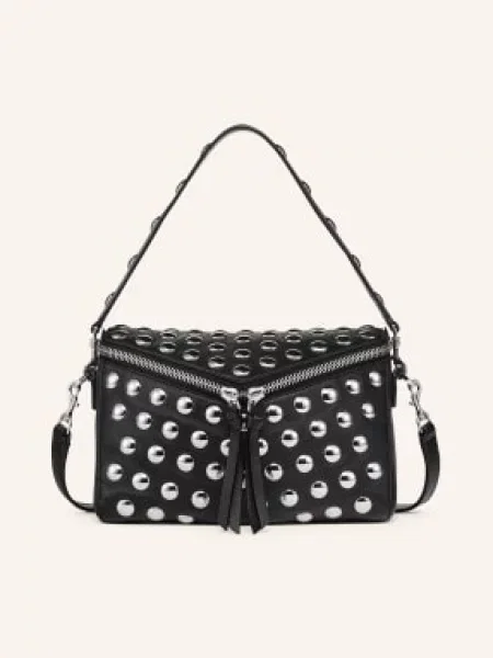 Mcm Taška Přes Rameno Diamant 3d Small / stříbrná černá