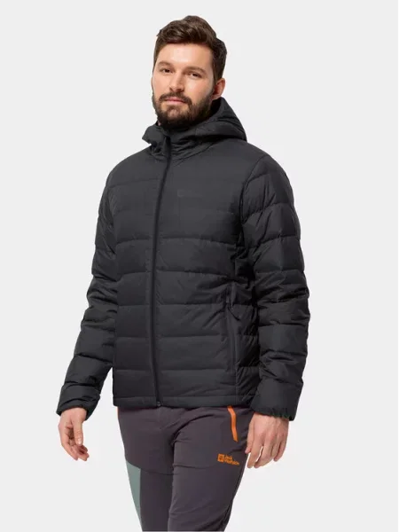 Jack Wolfskin Пуховик Ather Down Hoody чорний