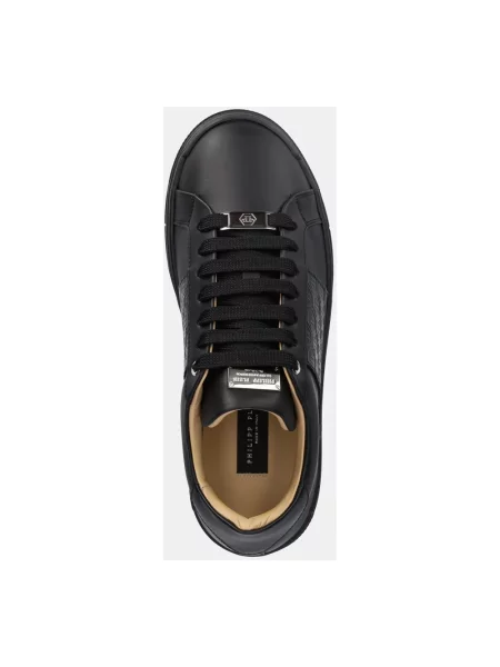 Sneakersy Philipp Plein skórzane czarne