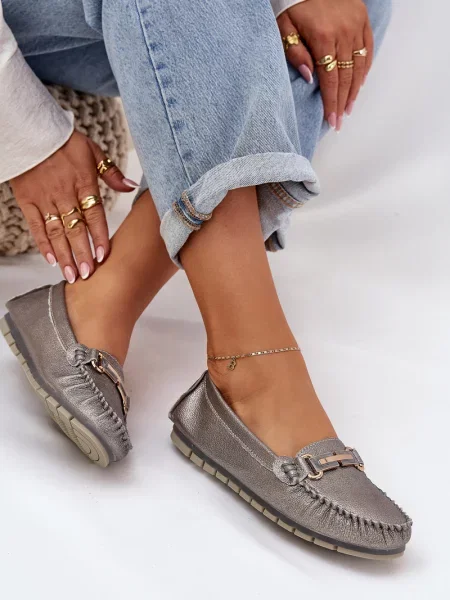 Usnjene mokasini S. Barski brez pet