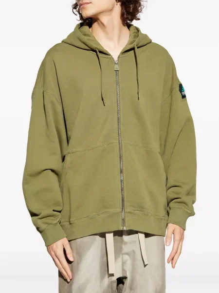 Hanorac cu glugă Adidas verde