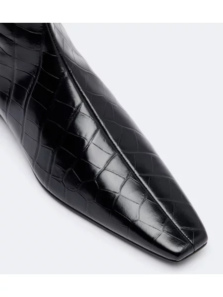 Cizme scurte Toteme din piele negru