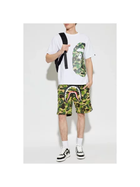 Koszulka A Bathing Ape® z logo biała