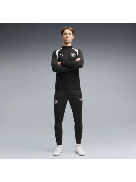 PUMA spodnie treningowe FC St. Pauli Club o wąskim kroju Akcesoria S czarny