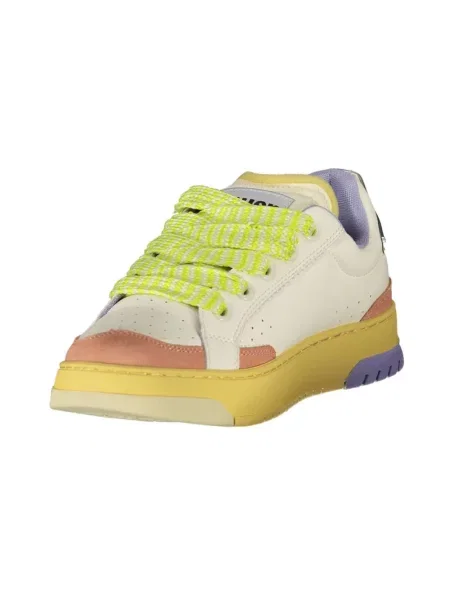 Sneakersy Blauer skórzane białe