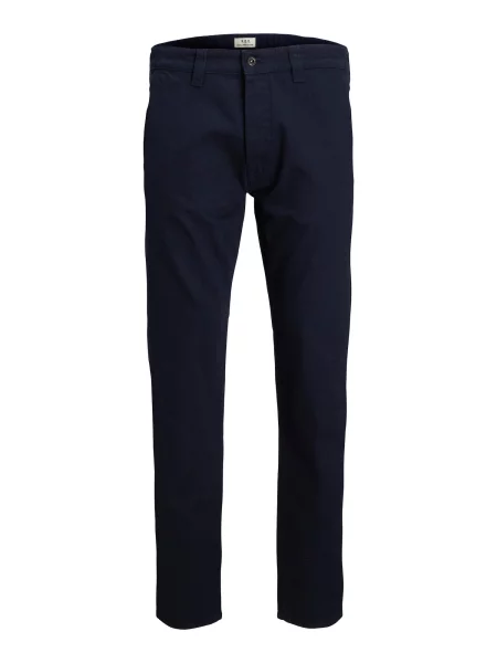 JACK & JONES Chino hlače Chris mornarska črna