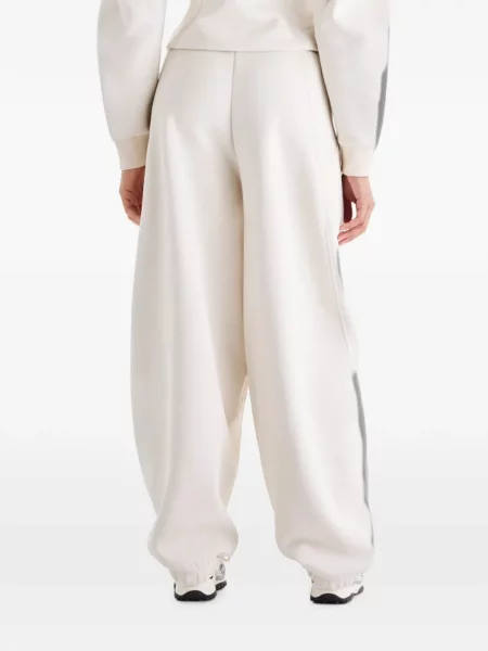 Matlasat pantaloni New Balance din fleece tenis maro