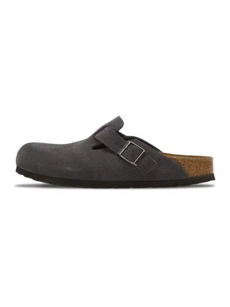 Sneakersy Birkenstock zamszowe szare