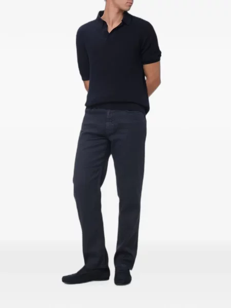 Pantaloni Zegna cu 5 buzunare albastru