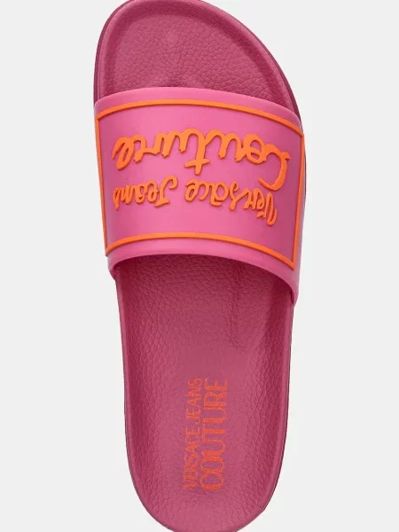 Шлепанцы Versace Jeans Couture розовые